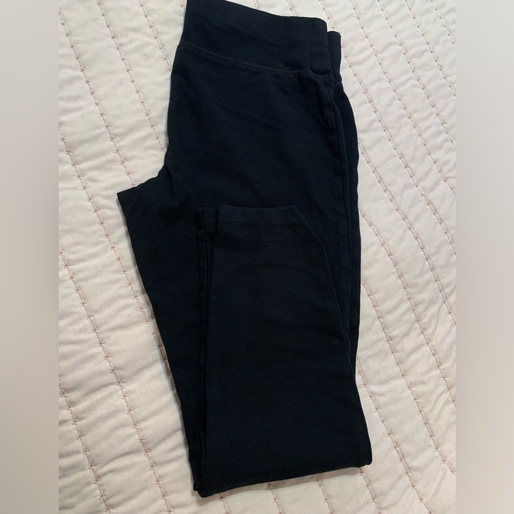 Inc. International concepts black leggings in nice quality material size 12
